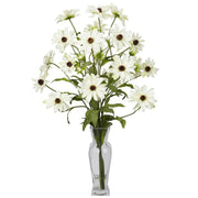 Cosmos w/Vase Silk Flower Arrangement